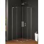 New Trendy Smart EXK4055WL kabina prysznicowa 80x80 cm kwadratowa chrom połysk/szkło przezroczyste zdj.3
