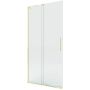 New Trendy Smart Light Gold EXK4295WL ścianka prysznicowa walk-in 100 cm złoty połysk/szkło przezroczyste zdj.1
