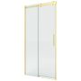 New Trendy Softi Gold Brushed EXK8760 drzwi prysznicowe 100 cm rozsuwane złoty szczotkowany/szkło przezroczyste zdj.1