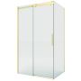 New Trendy Softi Gold Brushed EXK8774 kabina prysznicowa 100x80 cm prostokątna złoty szczotkowany/szkło przezroczyste zdj.1