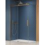 New Trendy Softi Gold Brushed EXK8774 kabina prysznicowa 100x80 cm prostokątna złoty szczotkowany/szkło przezroczyste zdj.3