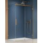 New Trendy Softi X Gold Brushed EXK8970 kabina prysznicowa 100x80 cm prostokątna złoty szczotkowany/szkło przezroczyste zdj.3