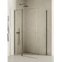 New Trendy New Soleo Gunmetal Brushed K2150WP kabina prysznicowa 90x80 cm prostokątna gunmetal szczotkowany/szkło przezroczyste zdj.3