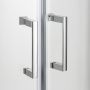 New Trendy New Varia K5145 kabina prysznicowa 90x90 cm kwadratowa chrom połysk/szkło przezroczyste zdj.5