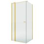 New Trendy New Soleo Gold Shine K5399WP kabina prysznicowa 80x75 cm prostokątna złoty połysk/szkło przezroczyste zdj.1