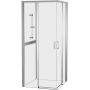 New Trendy Prime K5799 kabina prysznicowa 80x80 cm kwadratowa chrom połysk/szkło przezroczyste zdj.1