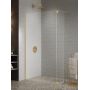 New Trendy Nesta Gold Brushed K5862 kabina prysznicowa walk-in 100x40 cm złoty szczotkowany/szkło przezroczyste zdj.3