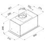 Globalo Salviro SALVIRO601BLACK okap kuchenny 60 cm podszafkowy czarny zdj.2