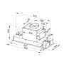Globalo Sumotion SUMOTION601INOX okap kuchenny 60 cm podszafkowy zdj.2
