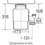 InSinkErator Model 56 77970T rozdrabniacz odpadów zdj.2