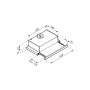 Pyramis Ecoline Sliding 065040001 okap kuchenny 60 cm podszafkowy biały zdj.2