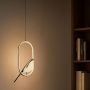 Abigali Bird LWPBOW lampa wisząca 1x18 W złota zdj.5