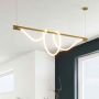 Abruzzo Spirali ABRHILTONSG38W lampa wisząca 1x45 W złota zdj.8