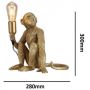 Abruzzo Monkey ABRKARD4G lampa stołowa 1x40 W złota zdj.2