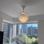 Abruzzo Prospettiva ABRLWPRO60B lampa wisząca 1x40 W biała zdj.4