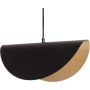Abruzzo Sessanta ABRLWSES lampa wisząca 1x40 W czarna zdj.1
