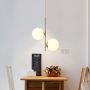 Abruzzo Milano ABRLWBE27 lampa wisząca 2x40 W złoty zdj.9