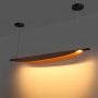 Abruzzo Japanese ABRLWJ28W lampa wisząca 1x28 W czarna-brązowa zdj.9