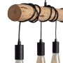 Abruzzo Cerveza ABRLWL5XE27 lampa wisząca 5x40 W czarna zdj.3