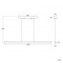 Abruzzo Arche ABRLWLCCTARCD lampa wisząca 1x30 W drewno zdj.2