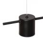 Abruzzo Gamorra ABRLWLGAM18WC lampa wisząca 3x18 W czarna zdj.6