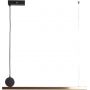 Abruzzo Cavalese ABRLWLCAV14W lampa wisząca 1x14 W złota zdj.1