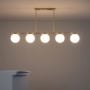 Abruzzo Milano ABRLWM6XE27 lampa podsufitowa 5x40 W złoty zdj.6