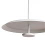 Abruzzo Rotonde ABRLWORTO10WB lampa wisząca 1x10 W biała zdj.3