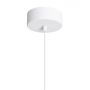 Abruzzo Rotonde ABRLWORTO10WB lampa wisząca 1x10 W biała zdj.4