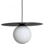 Abruzzo Rotonde ABRLWORTOE14 lampa wisząca 1x40 W czarna zdj.1