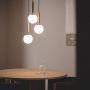 Abruzzo Palazzo ABRLWPAL3XE27 lampa wisząca 3x20 W złota zdj.5