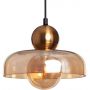 Abruzzo Cartier ABRLWSBUCAR lampa wisząca 1x10 W bursztynowa zdj.1