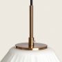 Abruzzo Dizzaro ABRLWSMDIZZ lampa wisząca 1x40 W biała zdj.2