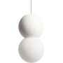 Abruzzo Duo ABRLWSMDIZZ3 lampa wisząca 1x15 W biała zdj.1