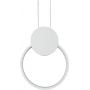 Abruzzo Totti ABRLWTITB lampa wisząca 1x10 W biała zdj.1