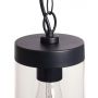 Abruzzo Finto ABRLWZIP44C lampa wisząca 1x28 W czarna zdj.2