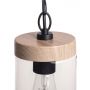 Abruzzo Finto ABRLWZIP44D lampa wisząca 1x28 W drewno zdj.2