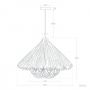 Abruzzo Boho ABRNLW32BHE27 lampa wisząca 1x40 W drewno zdj.2