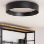 Abruzzo Nero ABRPLON20WCCT plafon 1x21 W czarny zdj.4