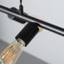 Abruzzo Retro ABRRRN8XE27 lampa wisząca powyżej 6x40 W czarna zdj.3