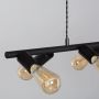 Abruzzo Retro ABRRRN8XE27 lampa wisząca powyżej 6x40 W czarna zdj.4