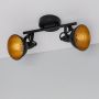 Abruzzo Retro ABRRROC2XE14 lampa wisząca 2x20 W czarna zdj.3