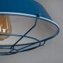 Abruzzo Retro ABRRRPNE27 lampa wisząca 1x40 W niebieska zdj.4