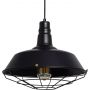 Abruzzo Patrone ABRRRPSZE27 lampa wisząca 1x20 W czarna zdj.1