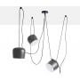 Abruzzo Spider ABRSHILE27W lampa wisząca 3x20 W szary/popielaty zdj.1