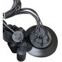 Abruzzo Spider ABRSPIDER6XE27 lampa wisząca 6x30 W czarna zdj.4