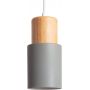 Abruzzo Vita ABRZE27VITAS lampa wisząca 1x20 W szary/popielaty zdj.1