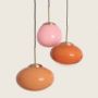 Abruzzo Sfero ABR3SKCR lampa wisząca 3x20 W złota-czerwona zdj.2