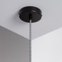 Abruzzo Goliat ABRCKG lampa wisząca 1x40 W czarna-mleczna zdj.3