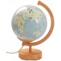 Abruzzo Globi ABRGLOB lampka nocna dziecięca 1x40 W niebieska-drewno zdj.1